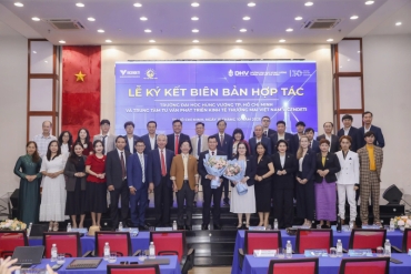 LỄ KÝ KẾT HỢP TÁC GIỮA TRƯỜNG ĐẠI HỌC HÙNG VƯƠNG TP.HCM VÀ VICENDETI: KHỞI ĐẦU CHO HÀNH TRÌNH TRI THỨC MỚI